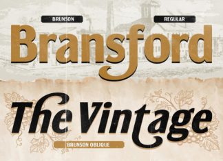 Brunson – Vintage Sans Serif Font preview image 3