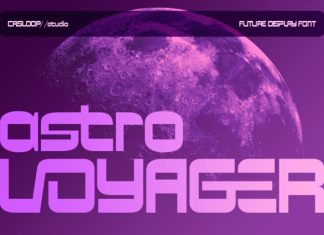 CAS Astro Voyager Font preview image 1