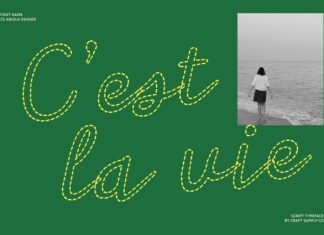 CS Abiola Dashed Font preview image 3
