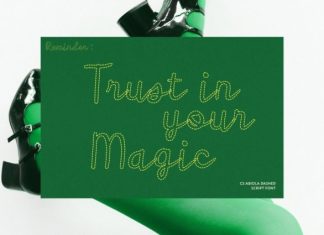 CS Abiola Dashed Font preview image 2