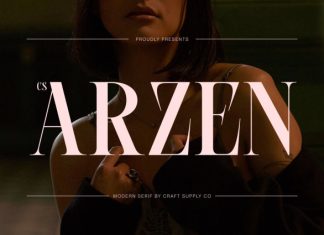 CS Arzen – Modern Serif Font preview image 1