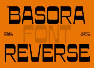CS Basora – Reverse Contrast Font preview image 1