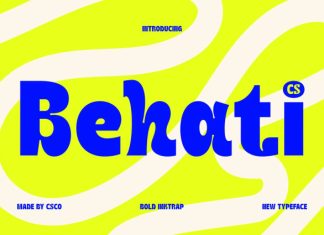 CS Behati – Inktrap Font preview image 1