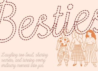 CS Blossom Dashed Font preview image 2