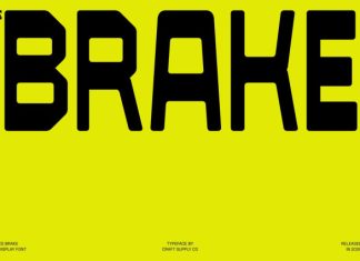 CS Brake – Reverse Contrast Font preview image 1