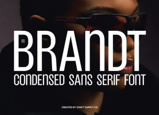 CS Brandt – Condensed Font preview image 1