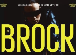 CS Brock – Condensed Font preview image 1