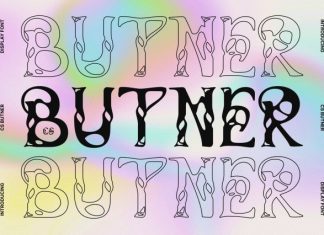 CS Butner – Experimental Font preview image 1
