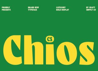 CS Chios – Bold Sans Serif Font preview image 1