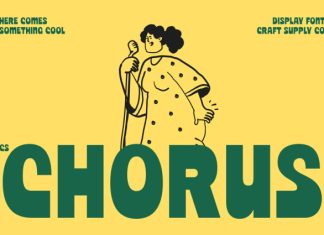 CS Chorus – Bold Display Font preview image 1