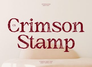 CS Crimson Stamp Font preview image 1