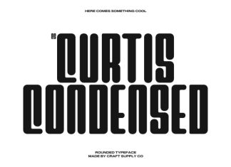 CS Curtis – Condensed Font preview image 1