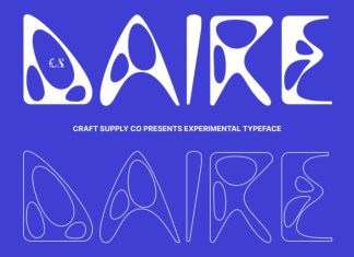 CS Daire – Experimental Font preview image 1