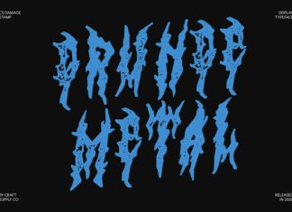 CS Damage Stamp Font preview image 3