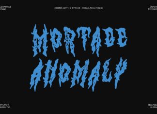 CS Damage Stamp Font preview image 2