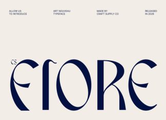 CS Fiore – Art Nouveau Font preview image 1