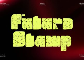 CS Future Stamp Font preview image 1
