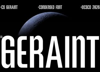 CS Geraint – Condensed Font preview image 1