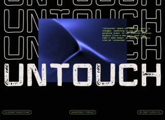 CS Gilbert Mono Stamp Font preview image 2