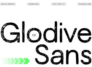 CS Glodive Stamp Font preview image 1