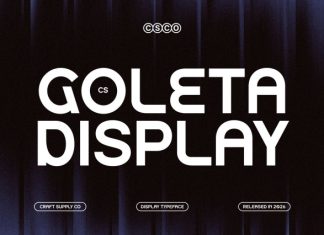 CS Goleta – Modern Sans Serif Font preview image 1