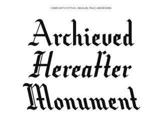 CS Hartley – Blackletter Font preview image 2