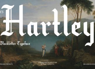 CS Hartley – Blackletter Font preview image 1