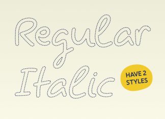 CS Hestia Dashed Font preview image 3