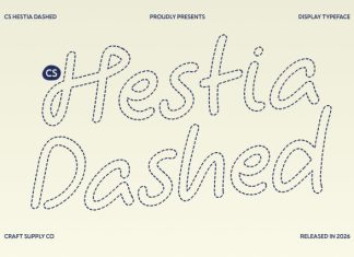 CS Hestia Dashed Font preview image 1