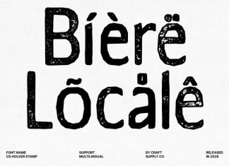 CS Holver Stamp Font preview image 3