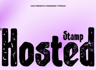 CS Hosted Stamp Font preview image 1