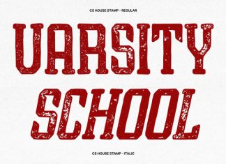CS House Stamp Font preview image 2