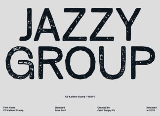 CS Kalimer Stamp Font preview image 3