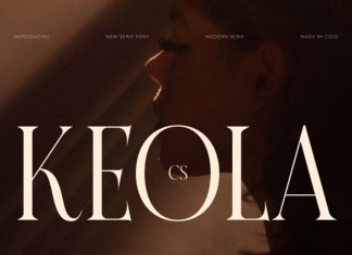 CS Keola – Modern Serif Font preview image 1