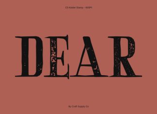 CS Kolder Stamp Font preview image 2