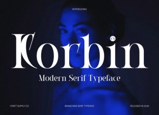 CS Korbin – Modern Serif Font preview image 1