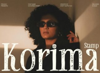CS Korima Stamp Font preview image 1