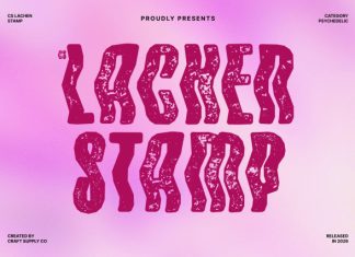 CS Lachen Stamp Font preview image 1