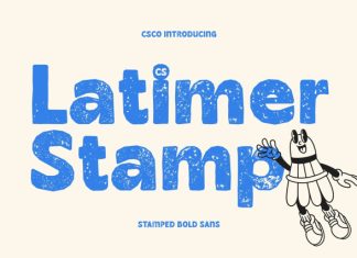 CS Latimer Stamp Font preview image 1
