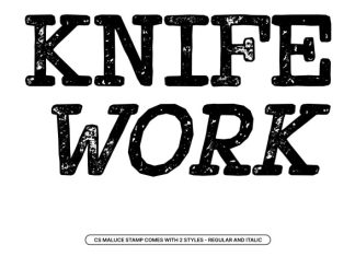CS Maluce Stamp Font preview image 2