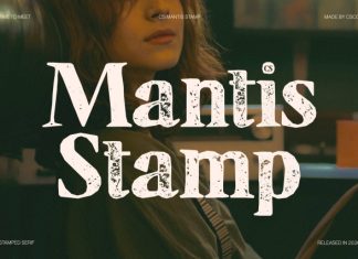 CS Mantis Stamp Font preview image 1