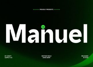 CS Manuel – Inktrap Font preview image 1