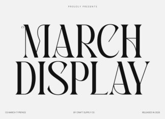 CS March – Modern Display Font preview image 1