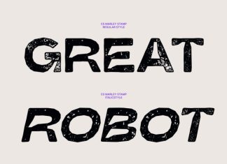 CS Marley Stamp Font preview image 2