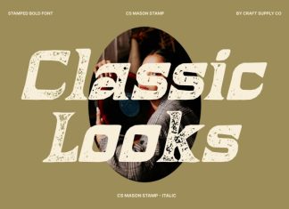CS Mason Stamp Font preview image 3
