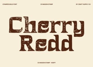 CS Mason Stamp Font preview image 2
