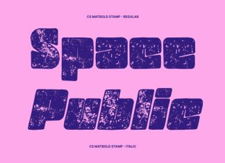 CS Matbold Stamp Font preview image 2