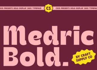 CS Medric – Inktrap Font preview image 1