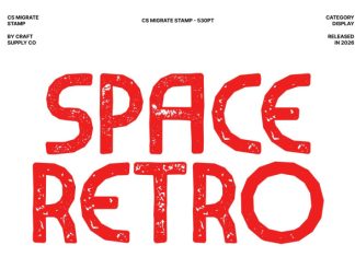 CS Migrate Stamp Font preview image 3