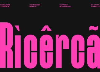 CS Milters – Condensed Font preview image 2